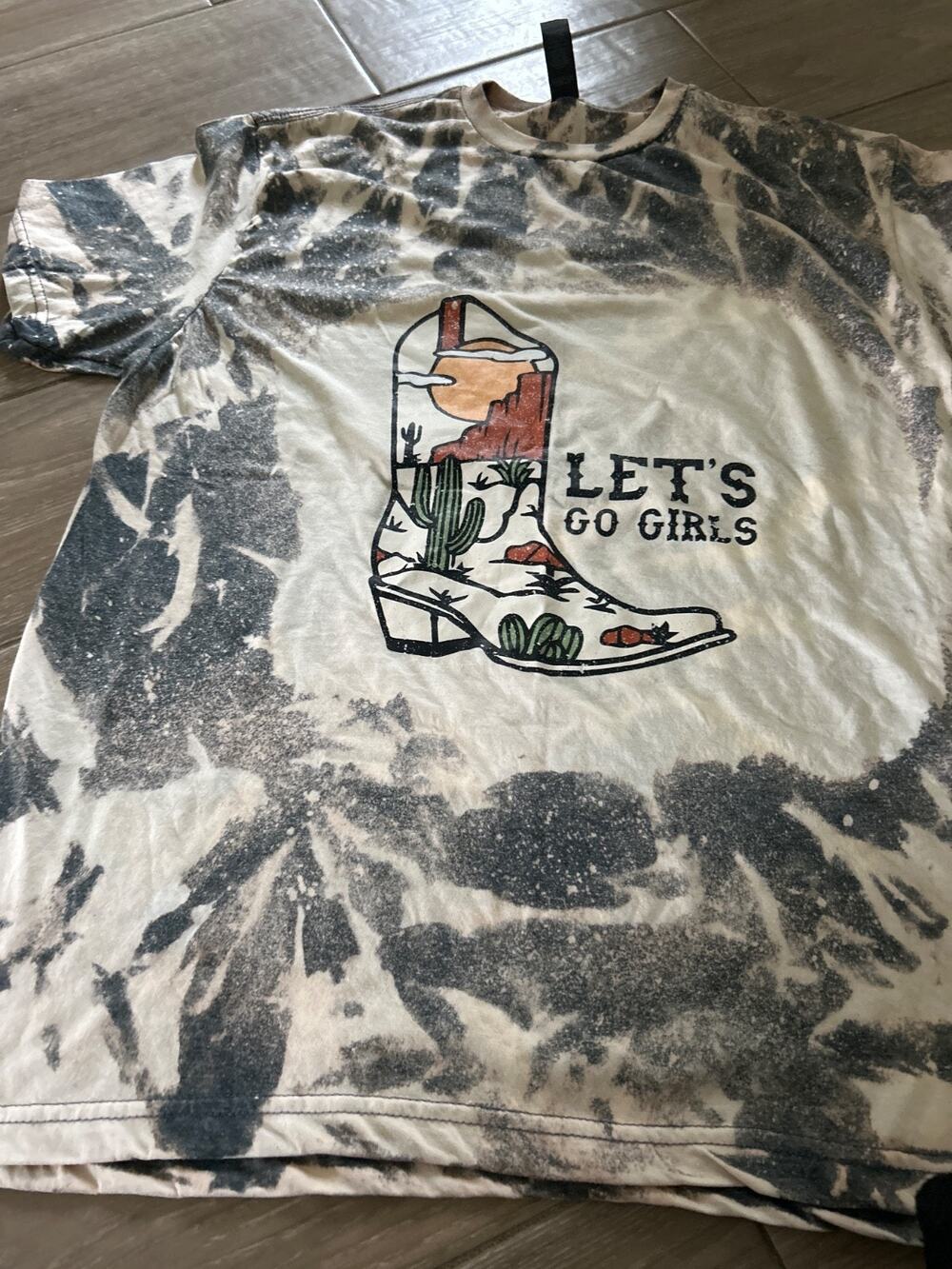 Country Western Shirt - Lets Go Girls - large